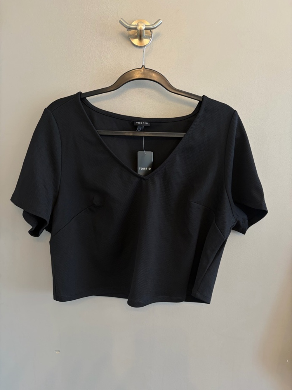 NWT Torrid black textured knit top size 1x
